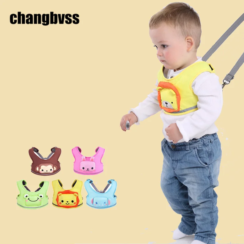 Cute Cartoon Pattern Toddler Baby Walking Harness Safety Assistant Leash Backpack Adjustable Infant Belt | Мать и ребенок