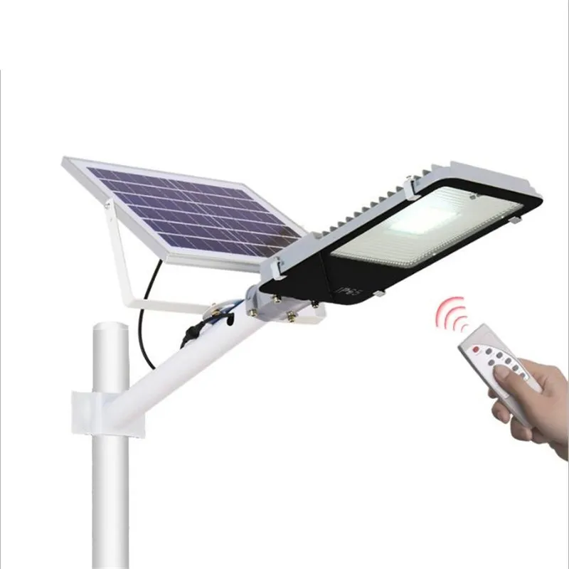 

30W 50W led solar street light Outdoor Lighting Waterproof IP65 6 working modes with remote control factory outlet