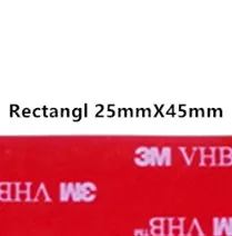 Прямые продажи с фабрики, 10 шт./лот 3 М vhb клейкая лента 5608 серая установка Heavy Duty Двухсторонняя клейкая акриловая поролоновая лента высечки - Цвет: Rectangl 25mm x 45mm