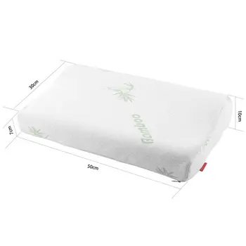 

New 30 x 50cm Sleep Polyester Fiber Slow Rebound Memory Foam Orthopedic Neck White Pillow Health Care Home Sleep And Travel HOT
