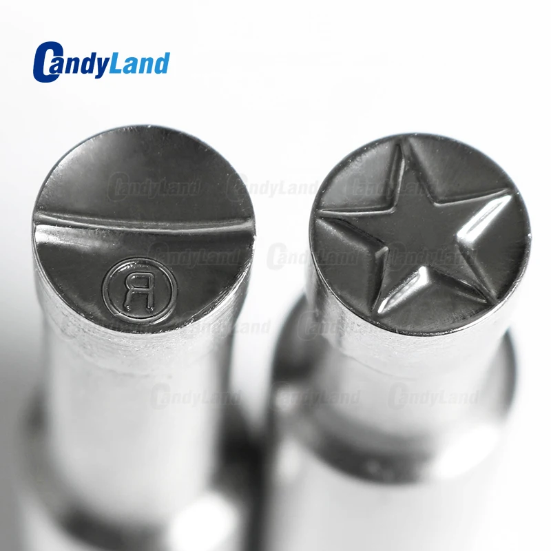 

CandyLand Star R Milk Tablet Die Pill Press Die Candy Punch Die Set Custom Logo Punch Die Cast Pill Press For Tablet TDP Machine