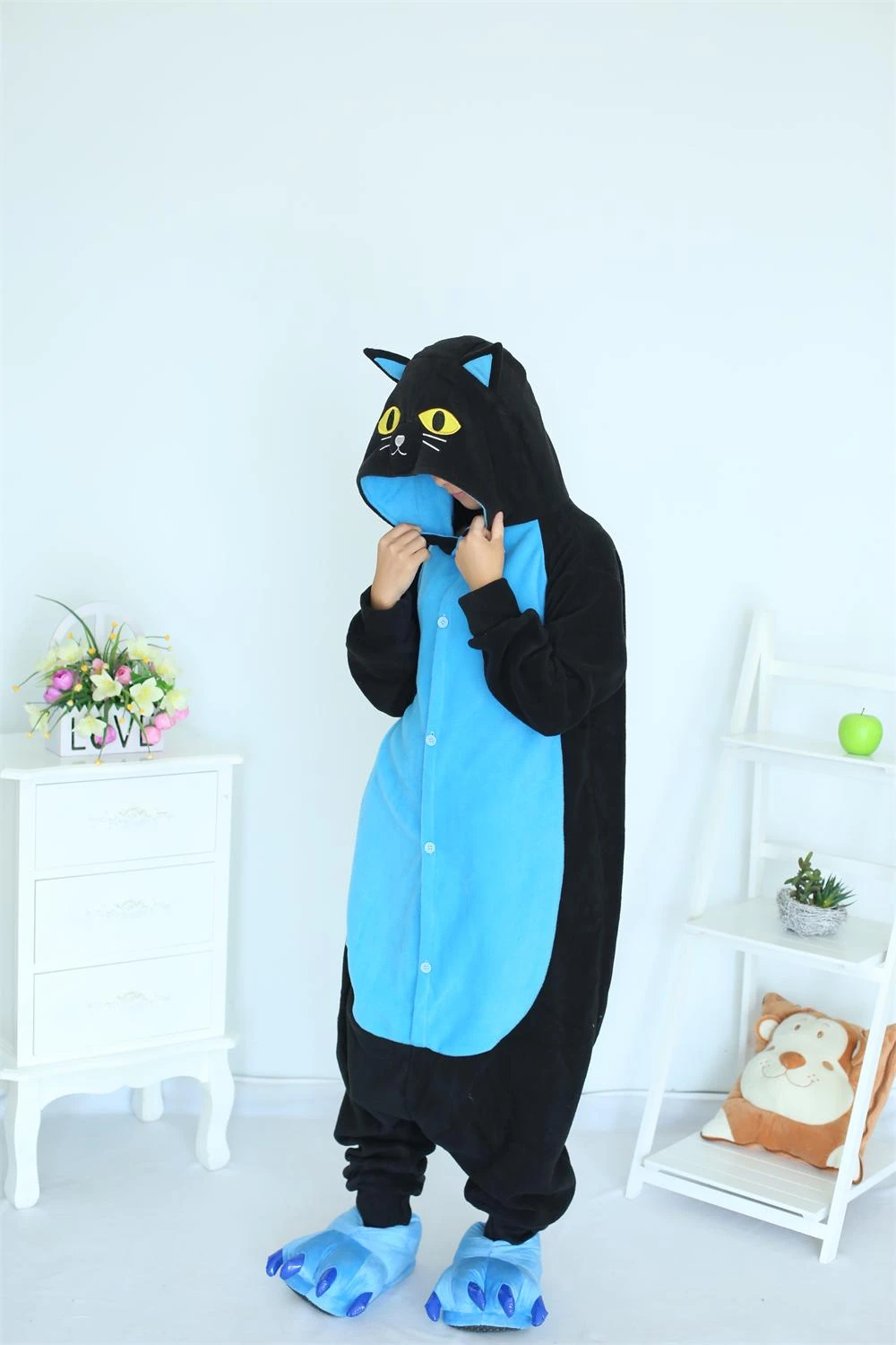 着ぐるみ 黒猫のパジャマ ユニセックス 大人用 コスプレ 動物の衣装 パジャマ Cat Onesie Cat Onesie Pajamasjumpsuit Pajamas For Adults Aliexpress