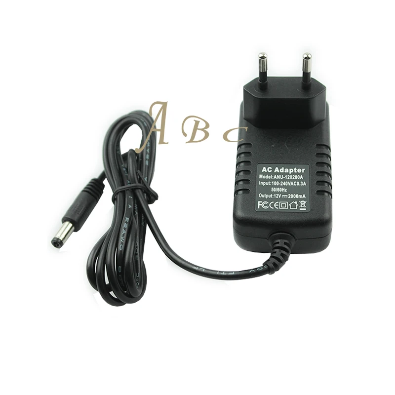 

100-240V to AC DC 12V 2A AC/DC Switching Power Supply Converter Adapter EU US Plug for LED Strip CCTV Tablet TV LCD Driver Board
