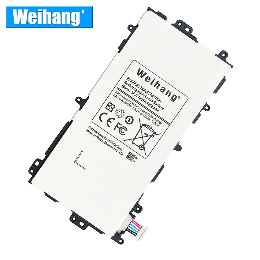 4600 mAh Weihang оригинальными Батарея SP3770E1H для samsung Galaxy Note " GT-N5100 GT-N5110 N5120 SGH-I467