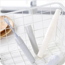 Белый миниатюрный крючок для рыбалки чехол для зубной щетки наконечник для щетки чистая коробка чехол крышка чашка для путешествий на открытом воздухе зубная щетка чашки