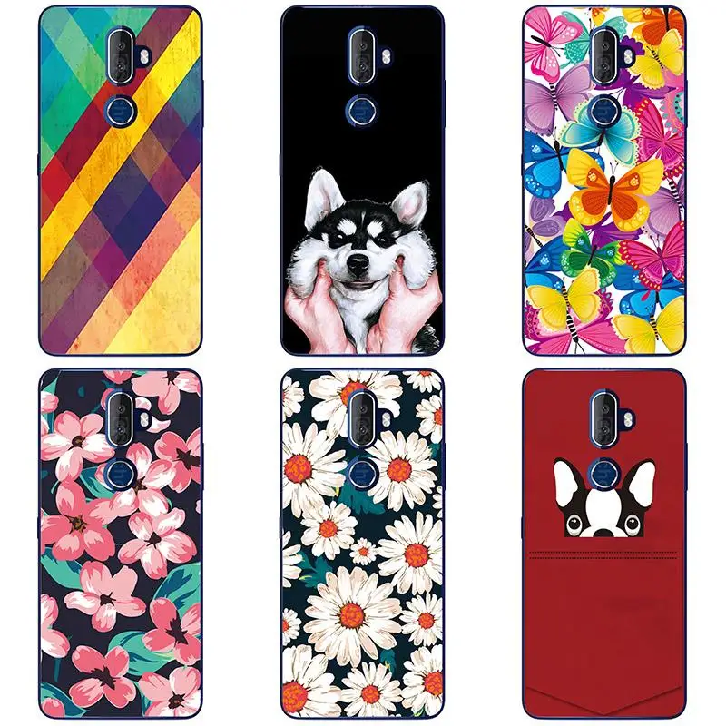 

soft tpu phone case colour Mobile phone shell For Alcatel Alcatel 3V 5099D Soft silicon Phone Case colorful painting skin shell