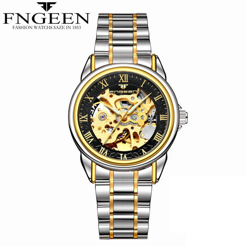 Relogio Feminino женские часы автоматические механические наручные Tourbillon Skeleton Hodinky Women