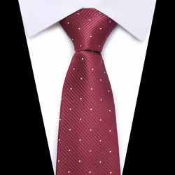 960 Needles 8cm Men Neck Ties Fashion Red Dot Striped Plaid Necktie Gravata Slim Tie Classic Business Wedding Tie For Men 960 Needles 8cm Men Neck Ties Fashion Red Dot Striped Plaid Necktie Gravata Slim Tie Classic Business Wedding Tie For Men