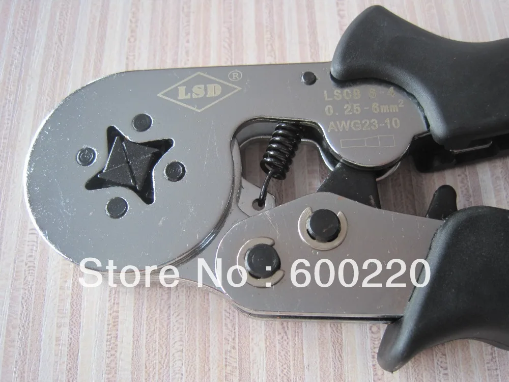 LSC8-6-4 саморегулирующийся обжимной инструмент плоскогубцы для наконечников кабеля 0,25-10 мм2