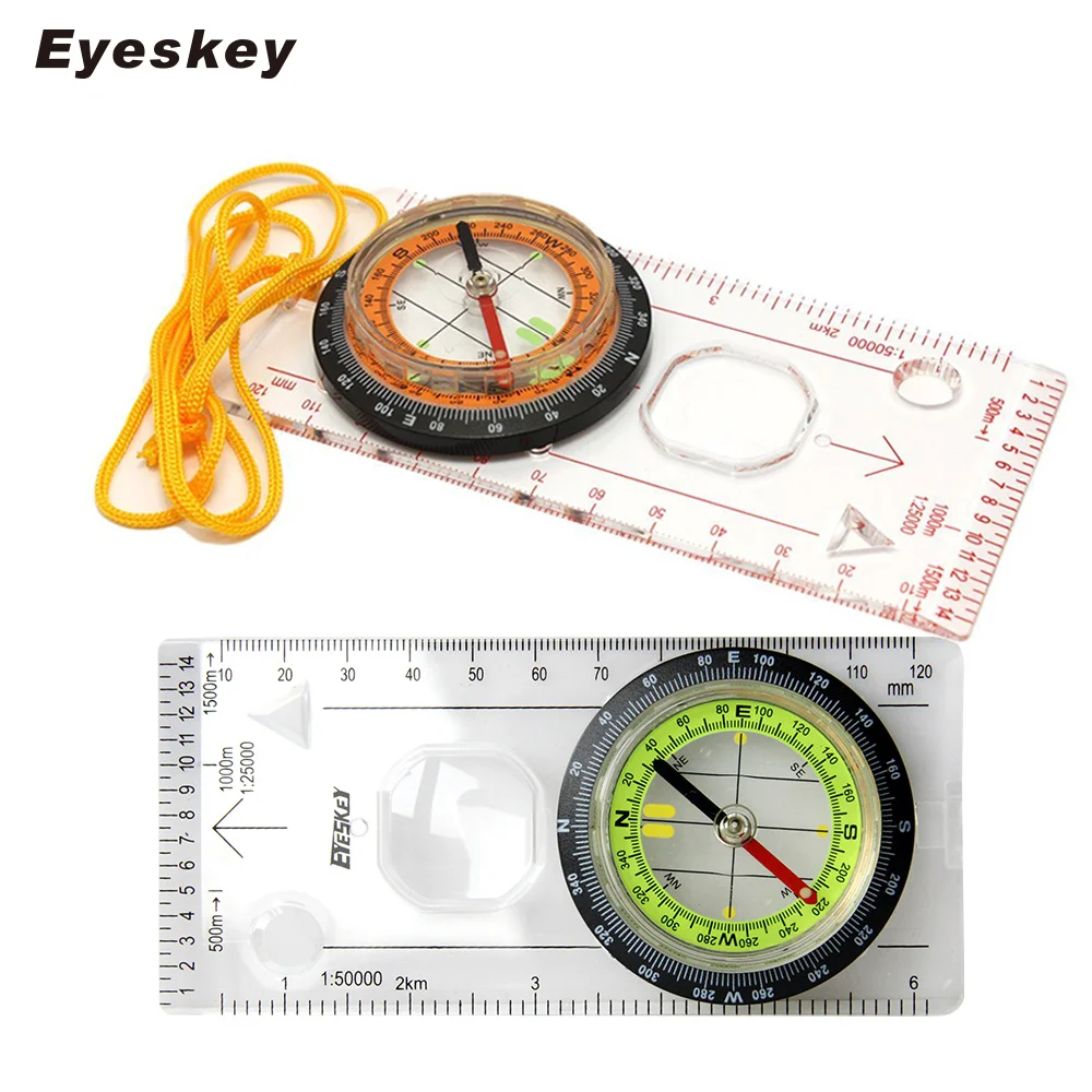 Eyeskey, для кемпинга на открытом воздухе, направленная, для перекрестной гонок, пеших прогулок, специальный компас, основа, линейка, карта, комп... Eyeskey, для кемпинга на открытом воздухе, направленная, для перекрестной гонок, пеших прогулок, специальный компас, основа, линейка, карта, комп...