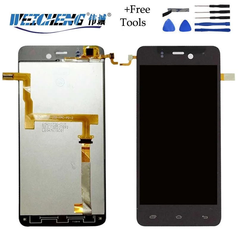 

WEICHENG For Highscreen Alpha Ice LCD Display +Touch Screen Assembly for Alpha Ice lcd Digitizer Sensor Glass Panel+free tools