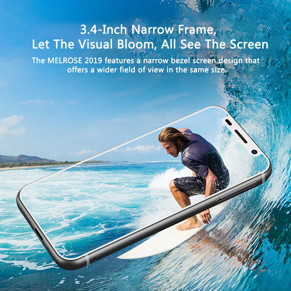 Melrose 2019 4G LTE Smallest Smartphone MTK6739 Quad Core 3.4'' Android 8.1 Fingerprint ID 2GB+8GB 2000mAh Mini 4G LTE Cellphone Melrose 2019 4G LTE Smallest Smartphone MTK6739 Quad Core 3.4'' Android 8.1 Fingerprint ID 2GB+8GB 2000mAh Mini 4G LTE Cellphone