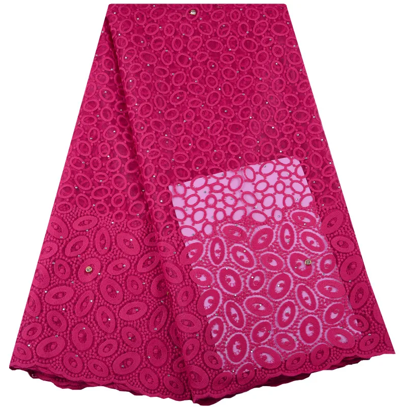 

High Quality Rose Red Nigeria French Net Lace African Tulle Mesh Lace Fabric For Party Dress 5 Yards/Lot Free Shipping S1424