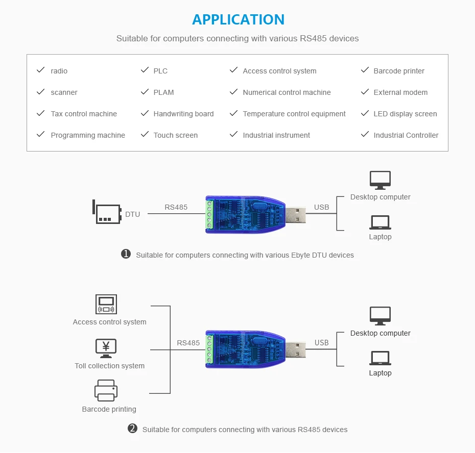 E810-485-U01 USB RS485 Converter (5)