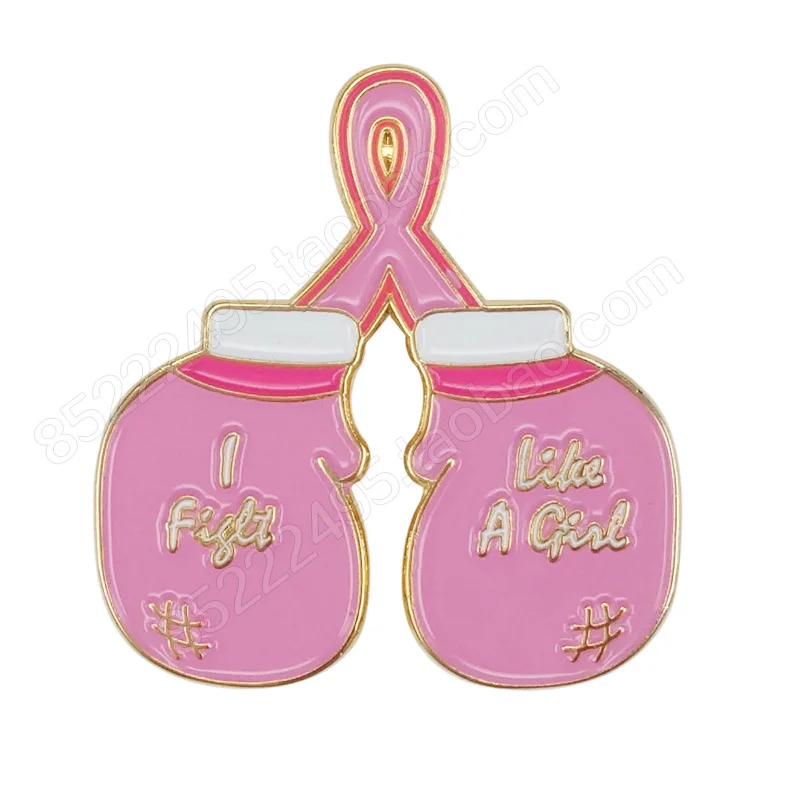 

Breast Cancer Awareness Fight Pink Ribbon Lapel Pins