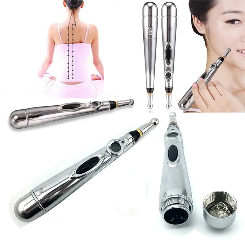 Electric Acupuncture Pen Current Pulse Acupoint Massage Pen Therapy Pain Relaxation Relieves Muscle Soreness Tool Health Care