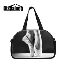 Dispalang складная переносная дорожная сумка балетная обувь с принтом Женская дорожная сумка для багажа большая Вместительная дорожная сумка через плечо