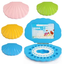 Зуб Организатор Box для ребенка экономии молочных зубов деревянный для хранения подарки коробка 3-6YEARS Монтессори образование игрушки Творческий для детей