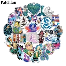 Patchfan 50 шт. Русалочка Мультфильм Детские игрушки наклейки для скрапбукинга DIY ноутбук скейтборд мотоцикл Декоративные значки Pasters A2049