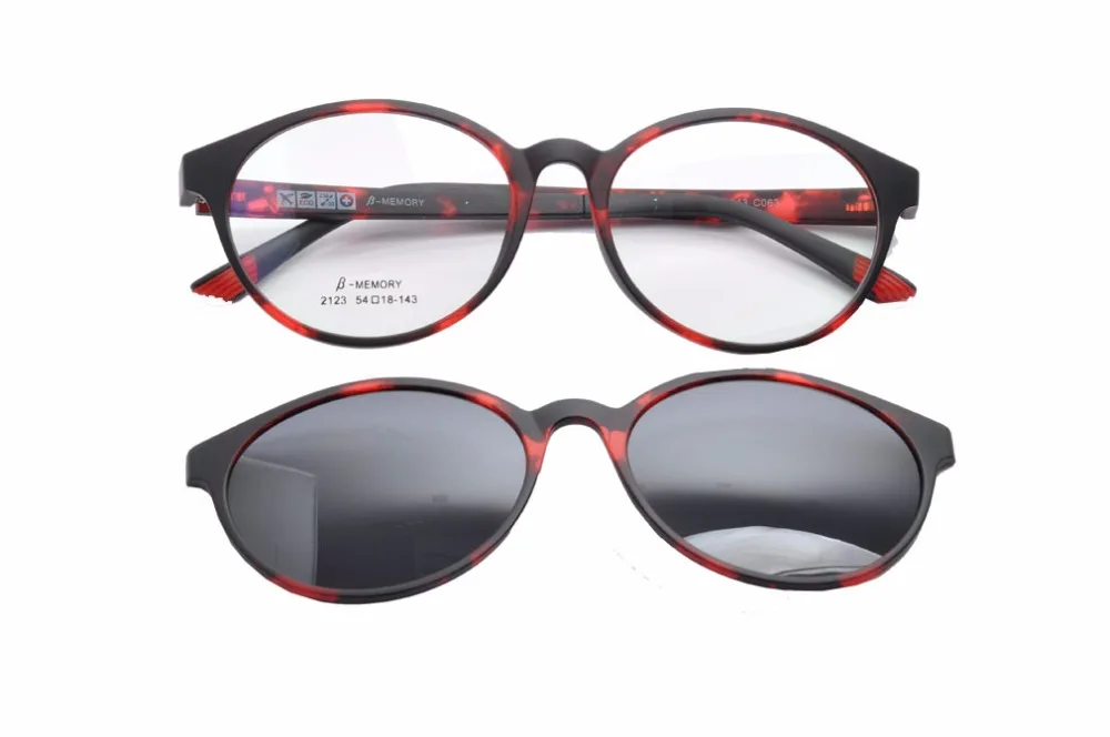DEDING 2017 Rotonda Clip on Occhiali Da Sole montatura da vista con lenti  polarizzate magnete di modo di clip su occhiali da sole D1407NEW|fashion  sun glasses|sun glassesframes with clip on - AliExpress