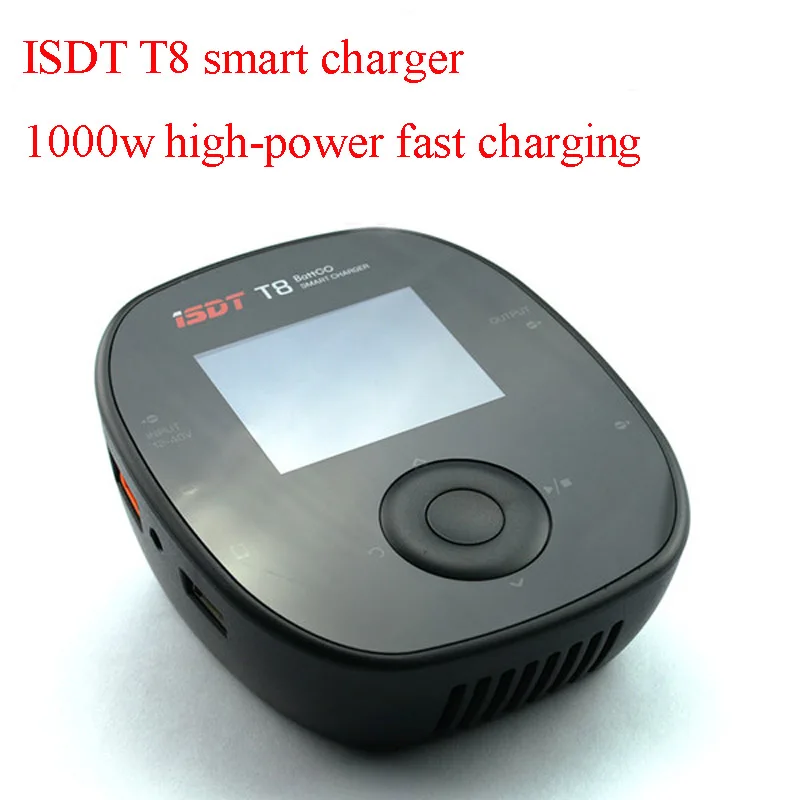 

New ISDT T8 Smart Charger 1000W High Power Fast Battery Charging Units Support BattGO Technology for RC Aircraft Helicopter UAV