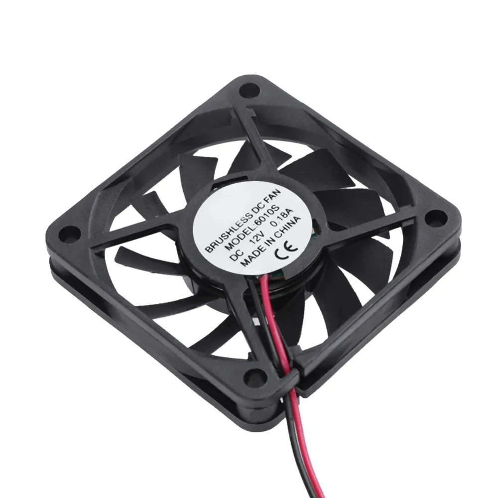 NEW 11 Blades Waterproof 58x58x10mm DC 12V 0.18A Cooler Fan 2Pin Low