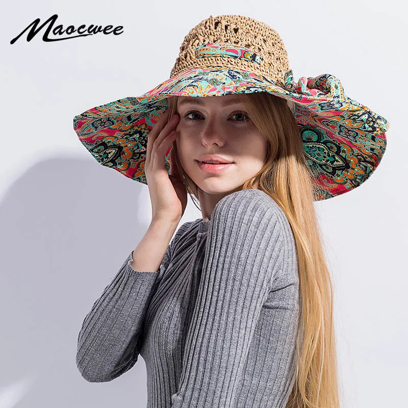 

Шляпа летняя женская, из полиэстера, складывающаяся, с защитой от УФ-излучения