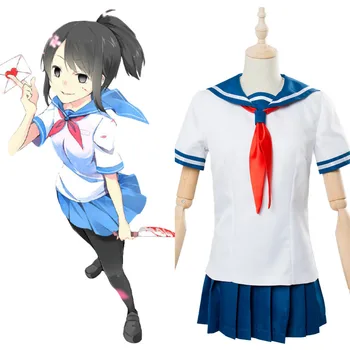 

Yandere Simulator Ayano Aishi Yandere-chan Cosplay Costume Ayano Aishi Cosplay sailor suit School Uniform