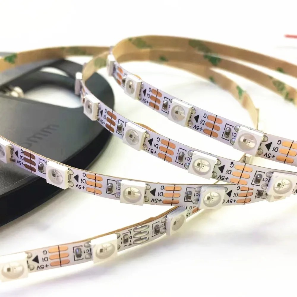 Динамичессветодиодный Светодиодная светильник та RGB USB 5 в WS2812B светодиодная