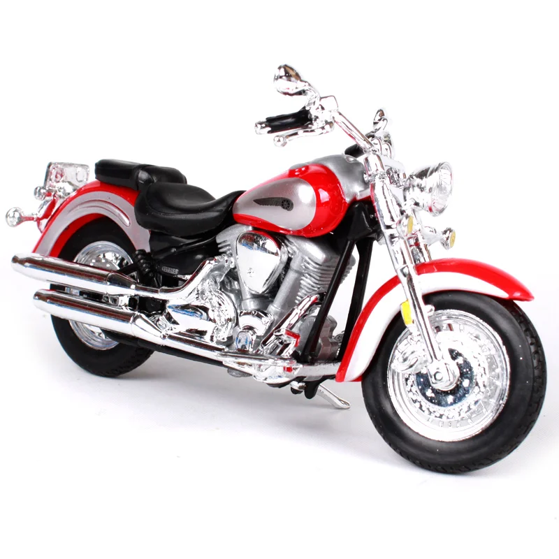 Maisto 1:18 2001 road star red литье под давлением для мотоцикла yamaha модель мотоциклетная