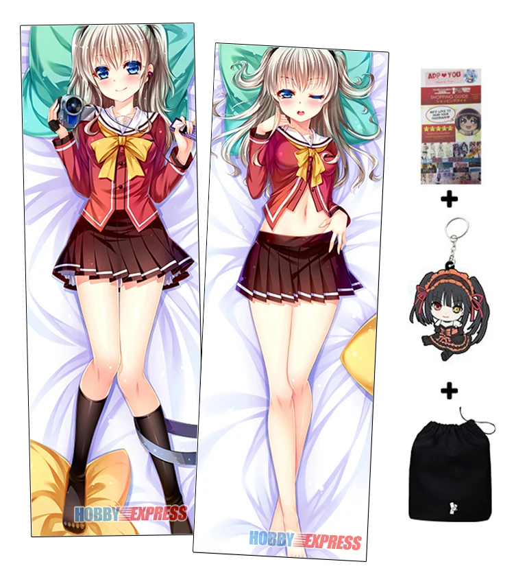 case pillow u body Express Dakimakura Waifu Otaku Japanese Charlotte Hobby case pillow u body Express Dakimakura Waifu Otaku Japanese Charlotte Hobby