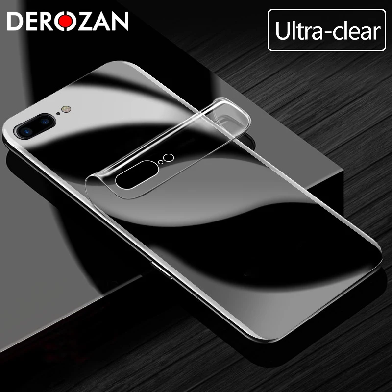 

Screen Protector For iPhone X XS Max XR Explosion-proof Back Film For Apple iPhone 7 8 Plus Transparent Ultra-Clear Back Fim