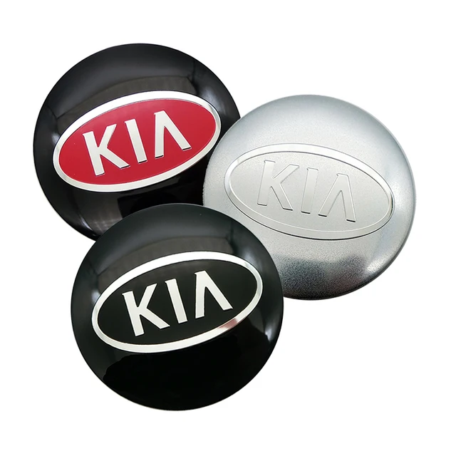 4Pcs Car 56mm sticker Wheel Center Hub Caps Decals For KIA Cerato Sportage R K2 K3 K5 Sorento Sportage R Rio Soul accessories 2