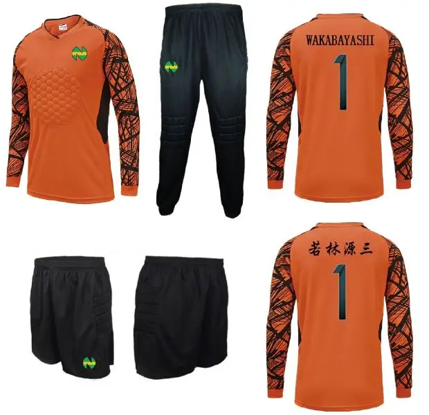 

Camisetas Captain Tsubasa football soccer Jerseys,oliver atom Maillots de foot Aton Goalkeeper Wakabayashi Genzo Cosplay