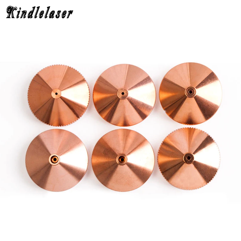 

Laser Nozzle Single layer/Double Layers Chrome-plating Diameter 32mm Caliber 0.8 - 5.0 for Laser Cutting Head
