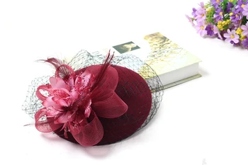 

Elegant Wedding Hats and Fascinators Woman Wedding Hats for Brides Flowers Ladies Hats headdress