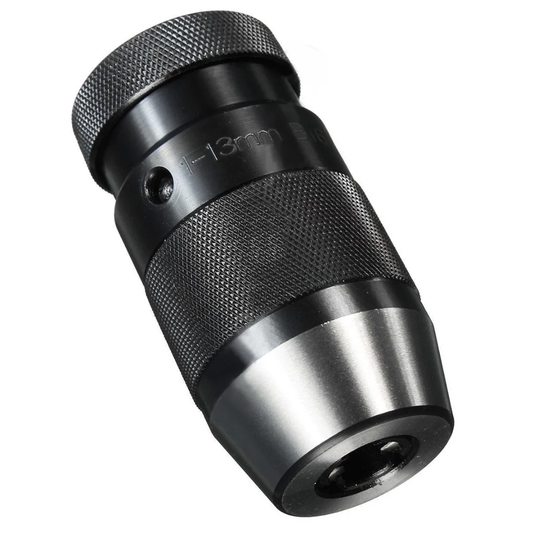 DWZ B16 1-13mm Keyless Lathe Drill Chuck Self Tighten Light Duty Taper 1/32"- 1/2"