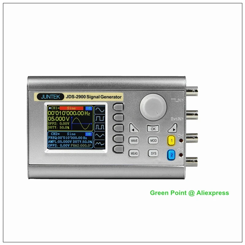 Генератор сигналов JUNTEK JDS2900 DDS Двухканальный измеритель частоты произвольное