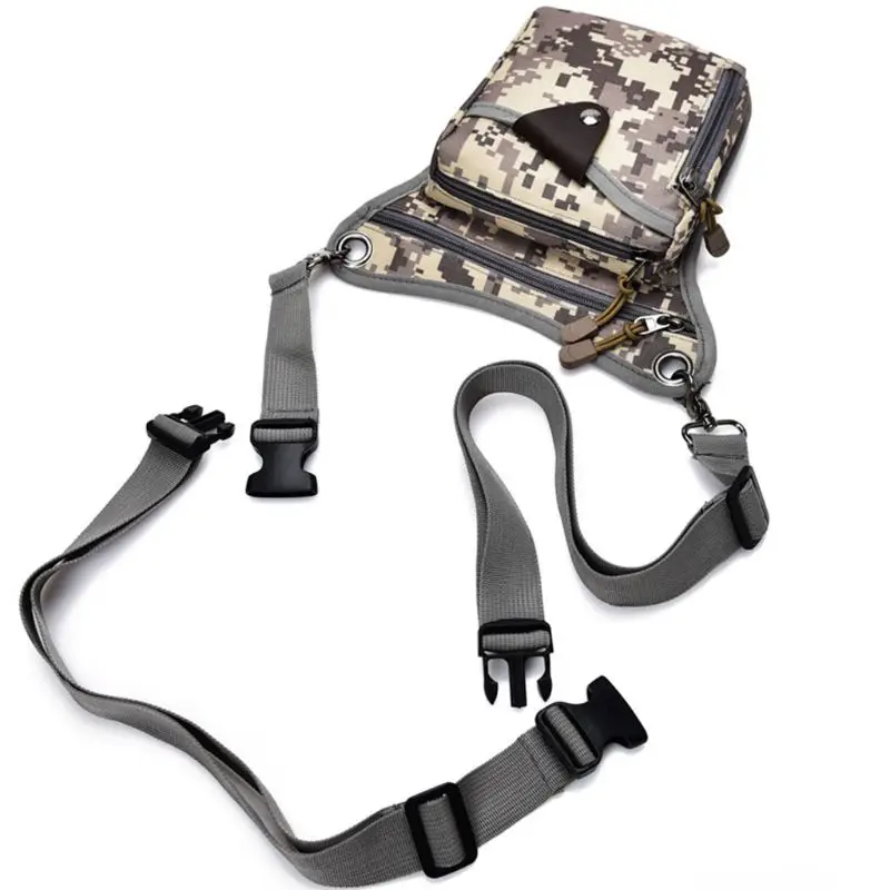 

Men Shoulder Crossbody Bags Nylon Drop Leg Bag Tactical Military Belt Waist