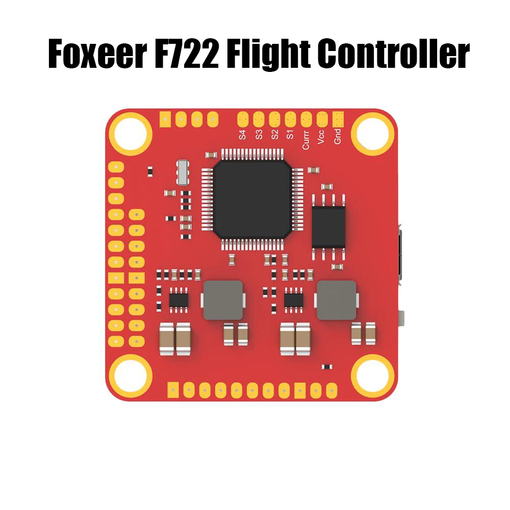 

Foxeer F722 AIO F7 Dual Flight Controller STM32F722RGT6 MPU6000 w/OSD 3~6s Flight Controller for FPV RC Racing Drone kit