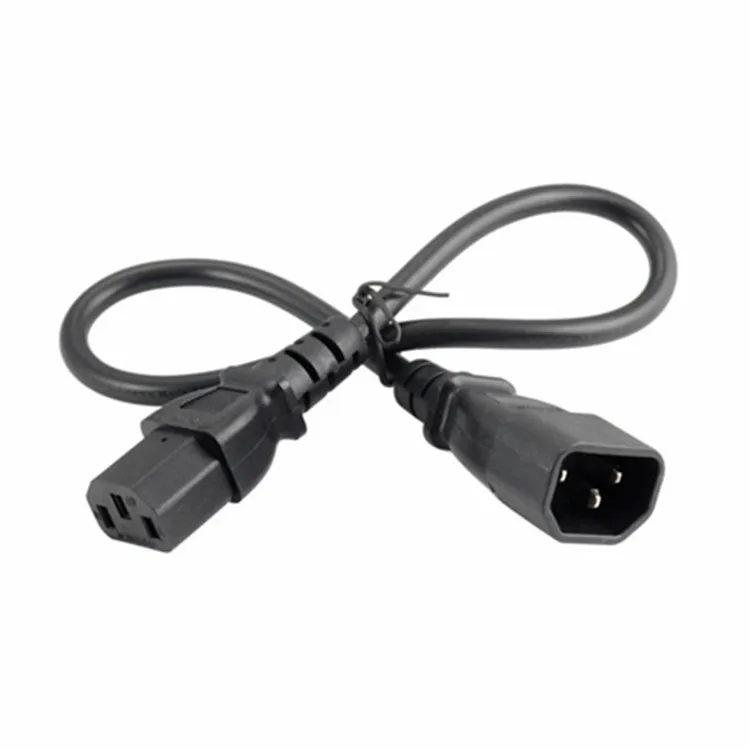 IEC 320 3-контакт C14 штекерным C13 женский основной Удлинительный шнур питания жильный кабель