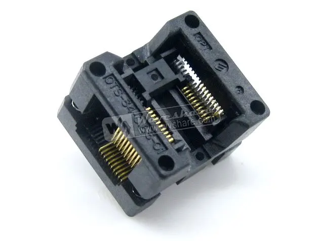 OTS-20(34)-0.65-01 SSOP20 TSSOP20 Enplas IC Test Burn-in Socket Programming Adapter 0.65mm Pitch 5.3mm Width
