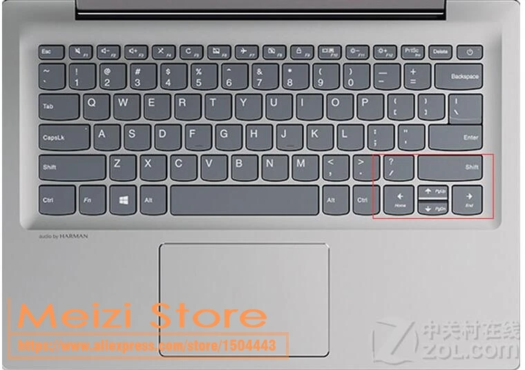 Силиконовый чехол-клавиатура для ноутбука lenovo Yoga 530 1" /YOGA 530-14 для 13,3" lenovo Yoga 720 13 720-13IKB