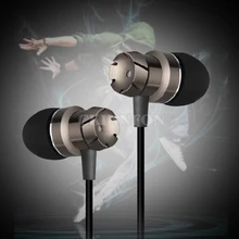 100 шт./лот 3,5 мм Jack Шум изоляции наушники-вкладыши для MP3/MP4-плееры с микрофоном бас Металл гарнитура для Ios/Xiaomi