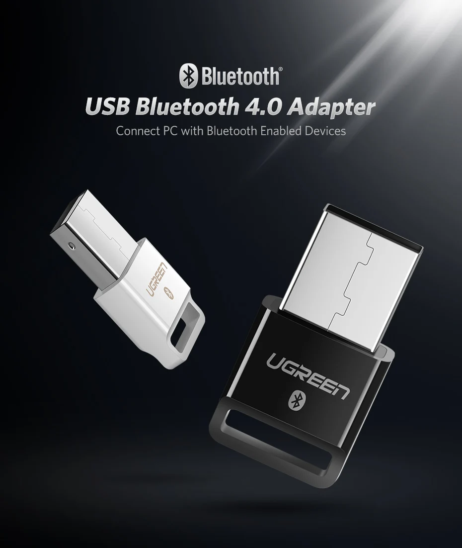 Ugreen USB Bluetooth приемник передатчик 4,0 адаптер ключ aptx Беспроводной наушников ПК музыкальный приемник Bluetooth аудио адаптер