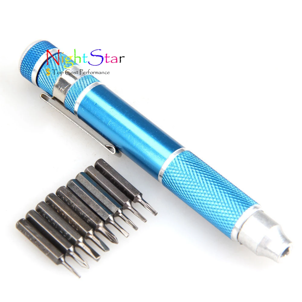 

9 In1 Precision Screwdriver Pen for Repairing Watches Home Appliances Electronic Products Torx Star Phillips Repair Tool Kit Set