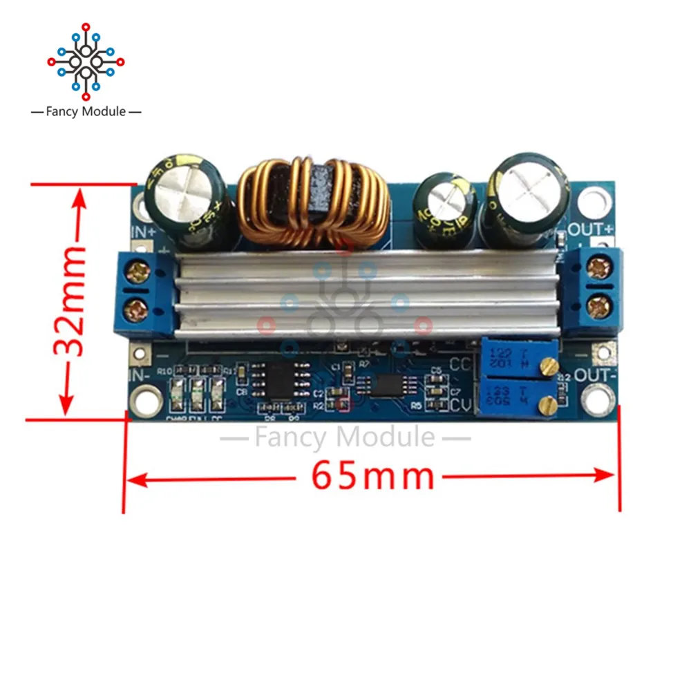 DC-DC Buck Boost Step Up//Down Module Auto Power Supply Module Output Adjustable