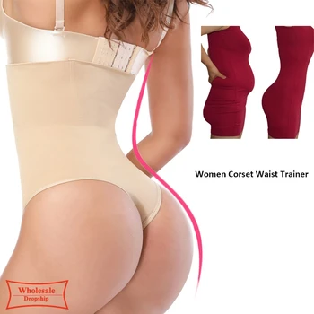 2019 Women High Waist Body Shaper Panties Seamless Tummy Belly Control Waist Slim Pants Shapewear Girdle Underwear Waist Trainer
