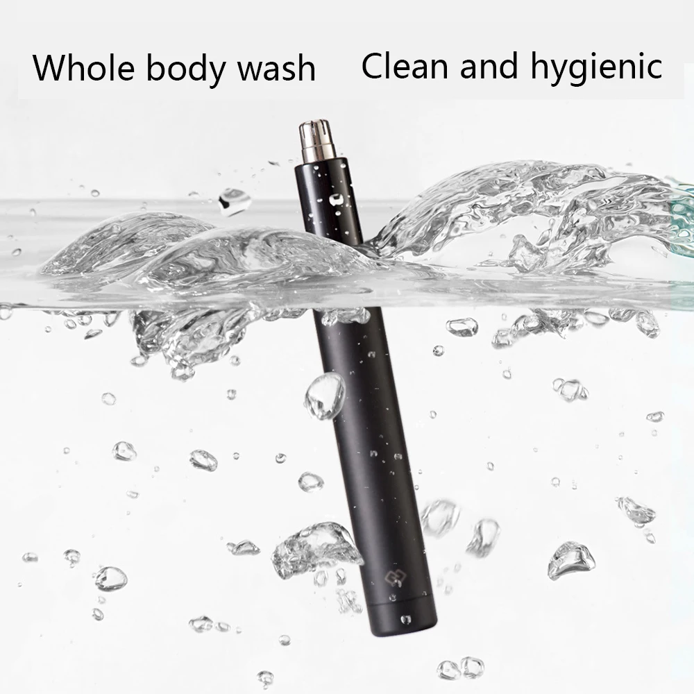 Tanie Xiaomi Mijia elektryczny Mini trymer do włosów w nosie HN1 przenośny nosa uszu golarka maszynka do strzyżenia wodoodporna bezpieczne narzędzie do czyszczenia dla mężczyzn