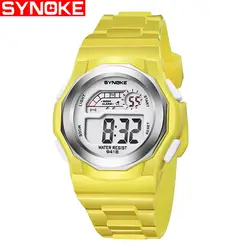 SYNOKE модные детские часы relogio masculino цифровые часы спортивные наручные часы